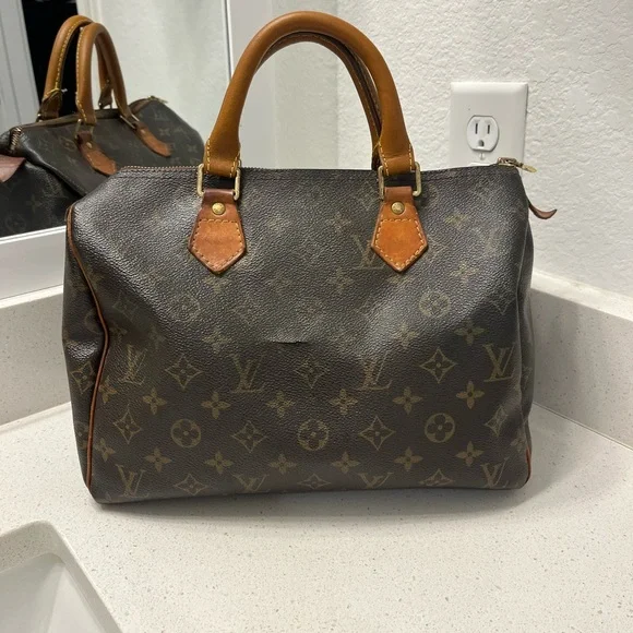Louis Vuitton Dark Brown Monogram Satchel